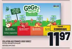 Metro COLLATION AUX POMMES GOGO SQUEEZ | GOGO SQUEEZ APPLE SNACK offer