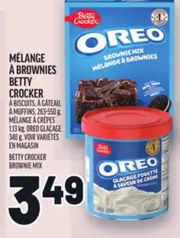 Metro MÉLANGE À BROWNIES BETTY CROCKER | BETTY CROCKER BROWNIE MIX offer
