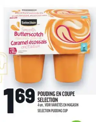 Metro POUDING EN COUPE SELECTION | SELECTION PUDDING CUP offer