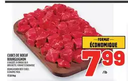 Metro CUBES DE BOEUF BOURGUIGNON | BOURGUIGNON BEEF CUBES, ECONOMIC PACK offer