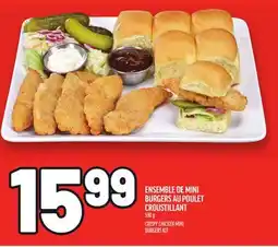Metro ENSEMBLE DE MINI BURGERS AU POULET CROUSTILLANT | CRISPY CHICKEN MINI BURGERS KIT offer