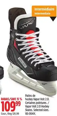 Canadian Tire BAUER Vapor Volt 2.0 Hockey Skates offer