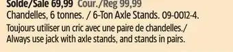 Canadian Tire Certified 6-Ton Axle Stands offer