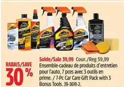 Canadian Tire ARMOR ALL 7-Pc Car Care Gift Pack with 3 Bonus Tools offer