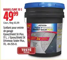 Canadian Tire Rust-Oleum EpoxyShield 3X Driveway Sealer Plus, 17 L offer