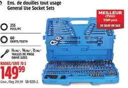 Canadian Tire Mastercraft General Use Socket Sets offer