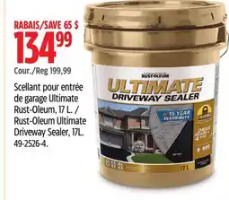 Canadian Tire Rust-Oleum Ultimate Driveway Sealer, 17L offer