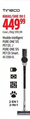 Canadian Tire PURE ONE S15 PET EX Smart Tineco offer