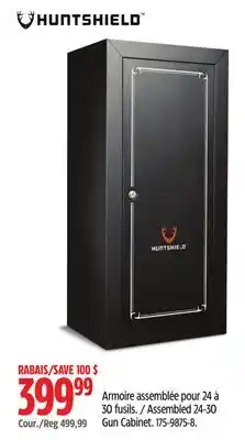 Canadian Tire HUNTSHIELD Assembled 24-30 Gun Cabinet offer