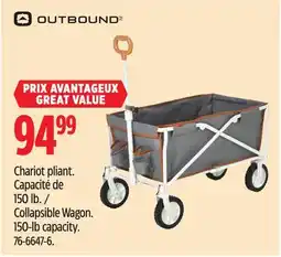 Canadian Tire Outbound Collapsible Wagon offer