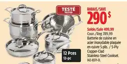 Canadian Tire Lagostina 5-Ply Copper-Clad Stainless-Steel Cookset offer