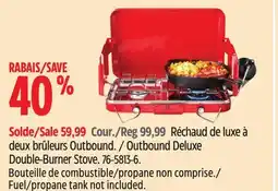 Canadian Tire Outbound Deluxe Double-Burner Stove offer