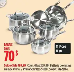 Canadian Tire Lagostina Prima Stainless-Steel Cookset offer