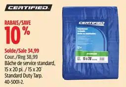 Canadian Tire Certified 15 x 20´ Standard Duty Tarp offer