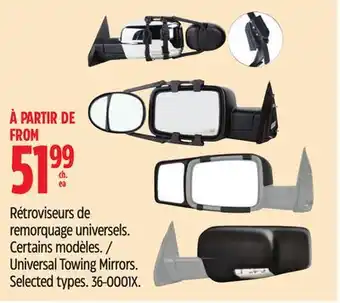 Canadian Tire K-Source Universal Towing Mirrors offer