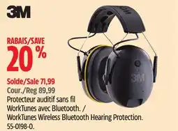 Canadian Tire 3M WorkTunes Wireless Bluetooth Hearing Protection offer