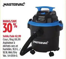 Canadian Tire 18.9L Wet/Dry Vac offer