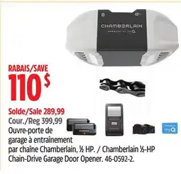 Canadian Tire Chamberlain ½-HP Chain-Drive Garage Door Opener offer