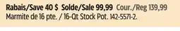 Canadian Tire PADERNO 16-Qt Stock Pot offer