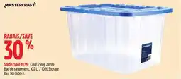 Canadian Tire MASTERCRAFT 102L Storage Bin offer