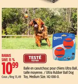 Canadian Tire Chuckit! Ultra Rubber Ball Dog Toy, Medium Size offer