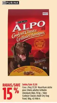 Canadian Tire Alpo Cookout Classics Adult Dry Dog Food, 16kg offer
