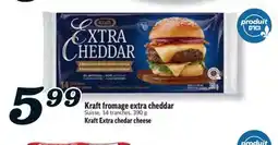 Marché Richelieu FROMAGE EXTRA CHEDDAR KRAFT | KRAFT EXTRA CHEDAR CHEESE offer