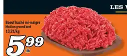 Marché Richelieu BOEUF HACHÉ MI-MAIGRE | MEDIUM GROUND BEEF offer