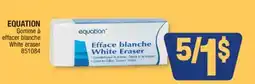 Jean Coutu EQUATION White eraser offer