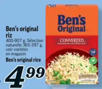 Marché Richelieu RIZ BEN'S ORIGINAL | BEN'S ORIGINAL RICE offer