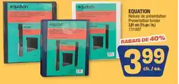 Jean Coutu EQUATION Presentation binder offer