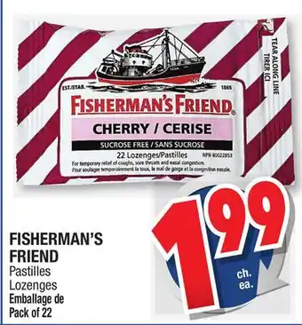 Jean Coutu FISHERMAN'S FRIEND Lozenges offer