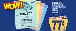 Jean Coutu FIRSTLINE Canada notebooks offer