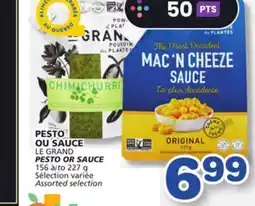 Marches Tradition LE GRAND PESTO OR SAUCE offer