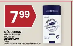 Rachelle-Bery Grocery GREEN BEAVER SPORT 24 DEODORANT offer