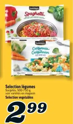 Marché Richelieu LÉGUMES SELECTION | SELECTION VEGETABLES offer