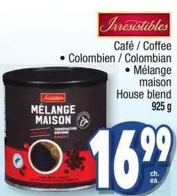 Jean Coutu Irresistibles Coffee Colombian House blend offer