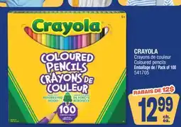 Jean Coutu CRAYOLA Coloured pencils offer