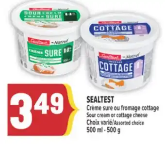 Marché Adonis SEALTEST CRÈME SURE OU FROMAGE |COTTAGE SOUR CREAM OR COTTAGE CHEESE offer