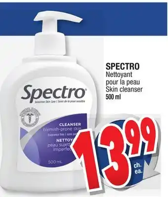Jean Coutu SPECTRO Skin cleanser offer