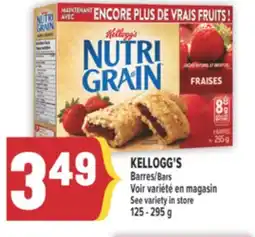 Marché Adonis KELLOGG'S Barres/Bars offer