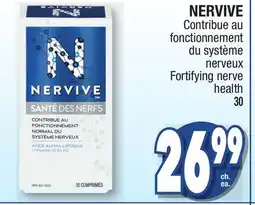 Jean Coutu NERVIVE Fortifying nerve health offer