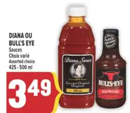 Marché Adonis DIANA OU BULL'S EYE Sauces offer