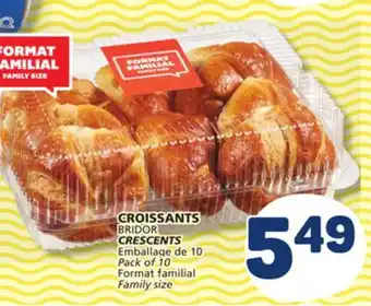 Marché Bonichoix BRIDOR CRESCENTS offer