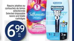 Jean Coutu Personnelle Selected disposable razors and blade cartridges offer