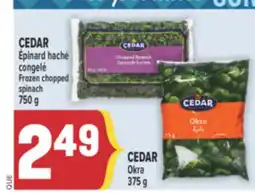 Marché Adonis CEDAR ÉPINARD HACHÉ CONGELÉ | FROZEN CHOPPED SPINACH offer