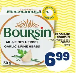 Marché Bonichoix BOURSIN FROMAGERIES BEL CHEESE offer