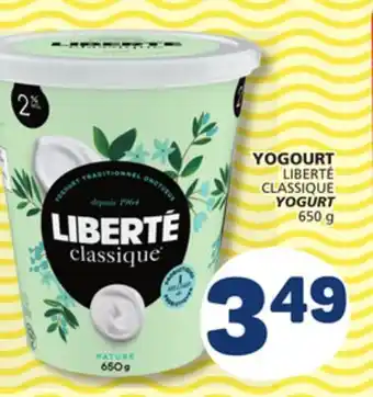 Marché Bonichoix LIBERTÉ CLASSIQUE YOGURT offer