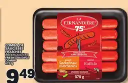 Marché Bonichoix LA FERNANDIÈRE FRESH SAUSAGE COMBO offer