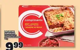 Marché Bonichoix COMPLIMENTS FROZEN LASAGNA offer